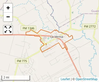 Area schools map